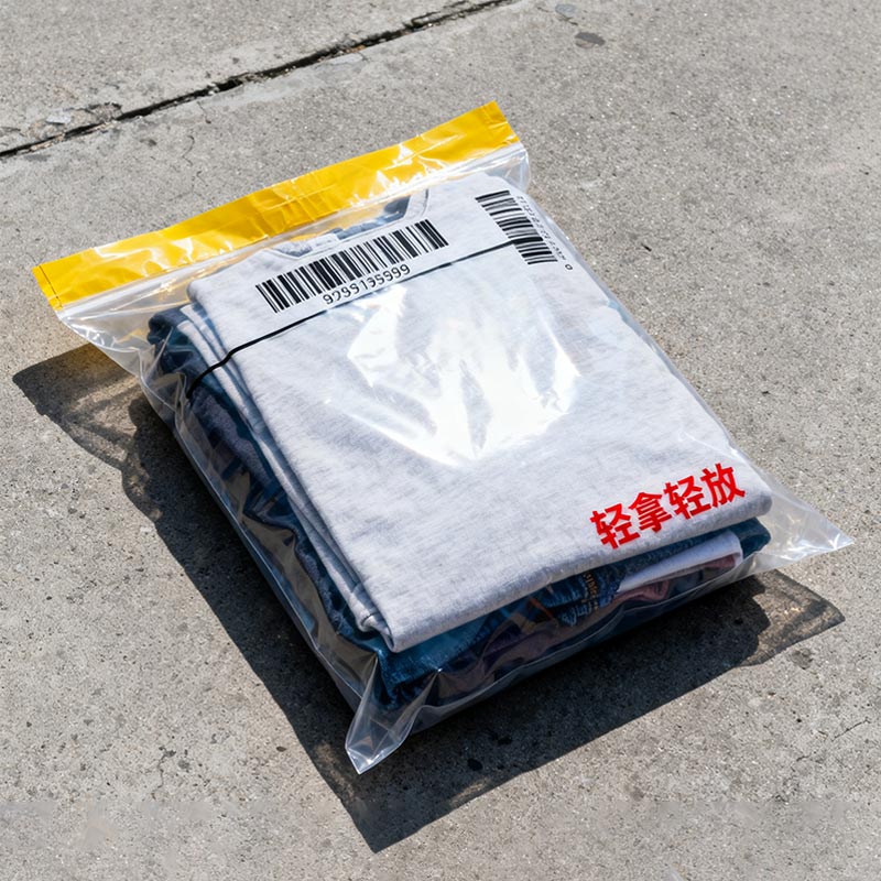 E-kaubanduse plastikust kullerkott